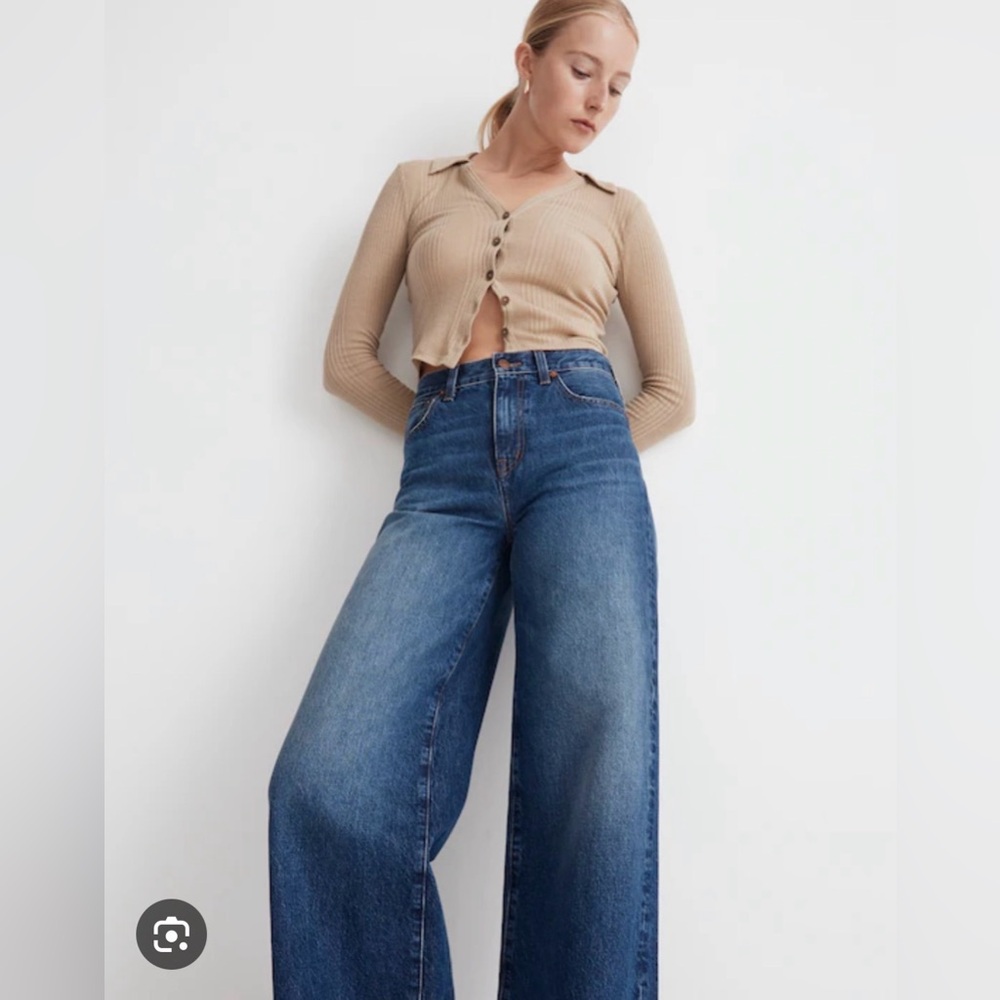 Madewell super wide-leg jeans size 25